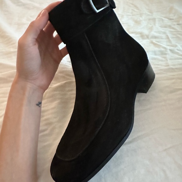 Saint Laurent Suede Ankle Boots - Picture 6 of 6